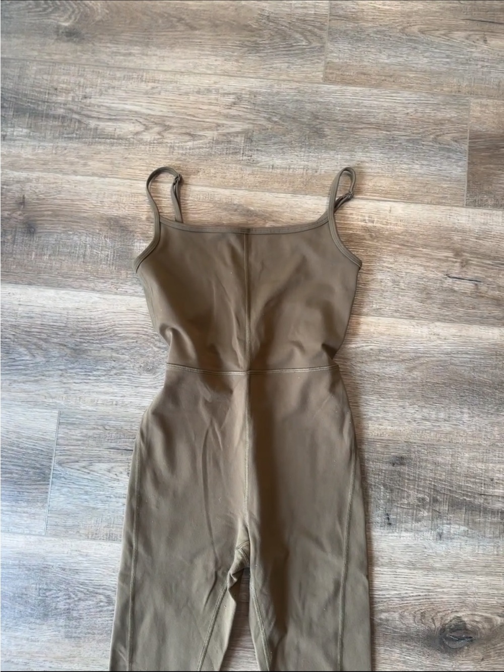 Aritzia Wilfred Free Divinity Jumpsuit in Color Turner Taupe